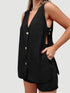 (30%) OFF - Chic Cotton Button-Up Lounge 2pc Set