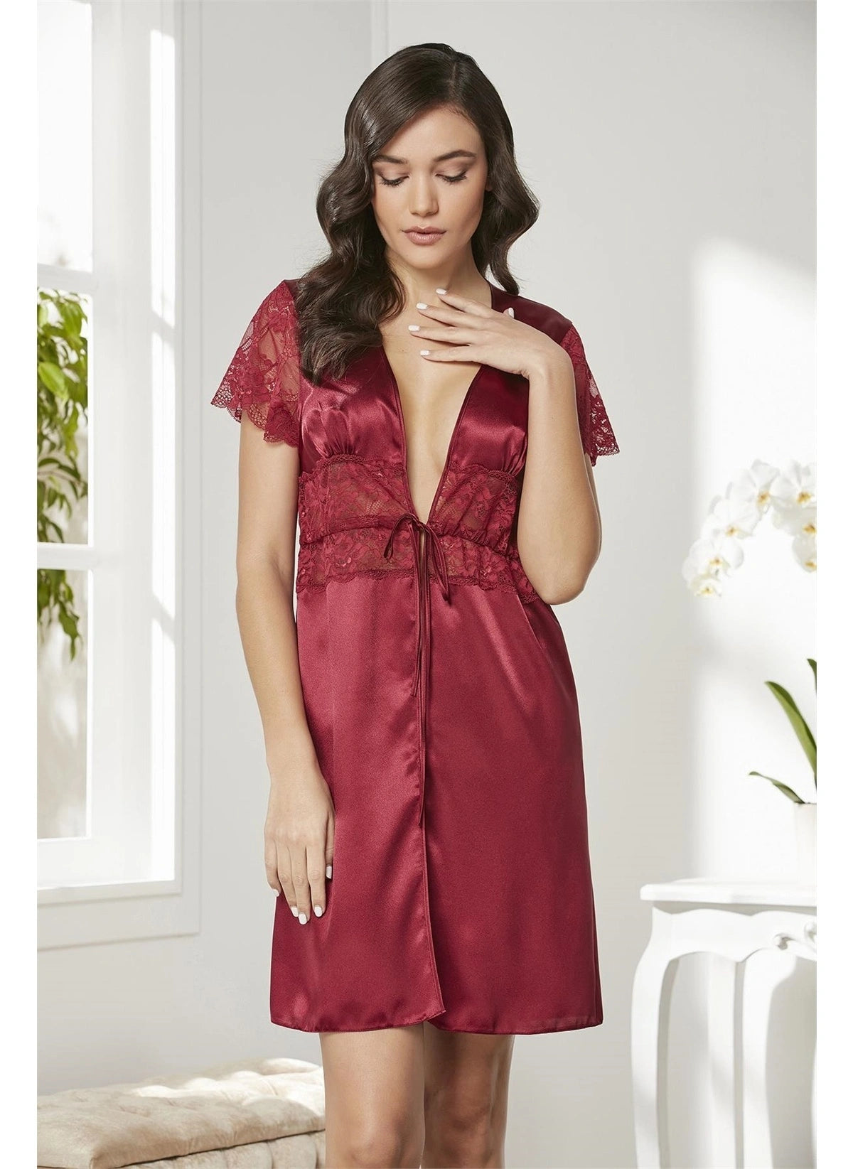 Velour Reverie Silk Nighty