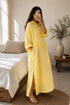Summer Linen Maxi Shirt (Free Size) – Loose Fit Lounge Wear