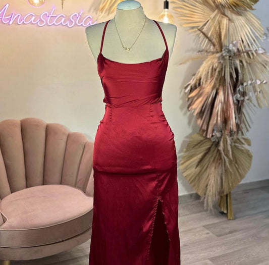 (30%) OFF - Back Tie Strap Long Maxi