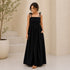 Premium Linen Maxi Dress (Stretch Fit + Pockets) – Summer Collection