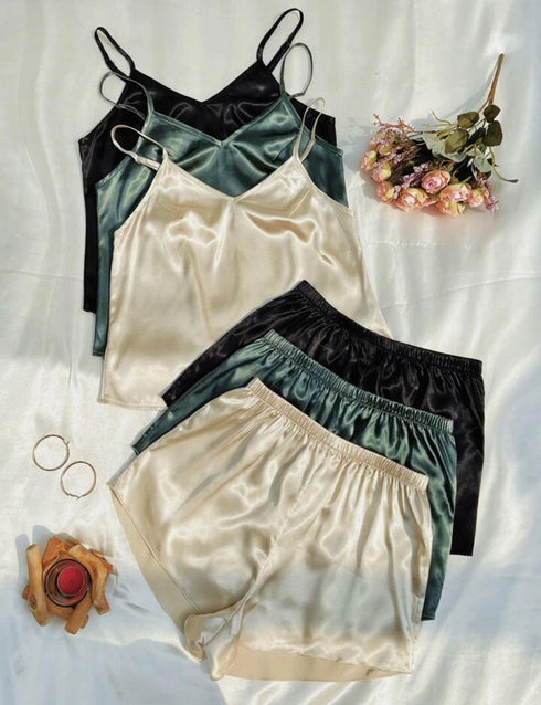 (30%) OFF - Golden White Cami Shorts - One Piece