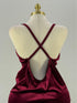 (30%) OFF - Crimson Eclipse – Velvet Backless Gown