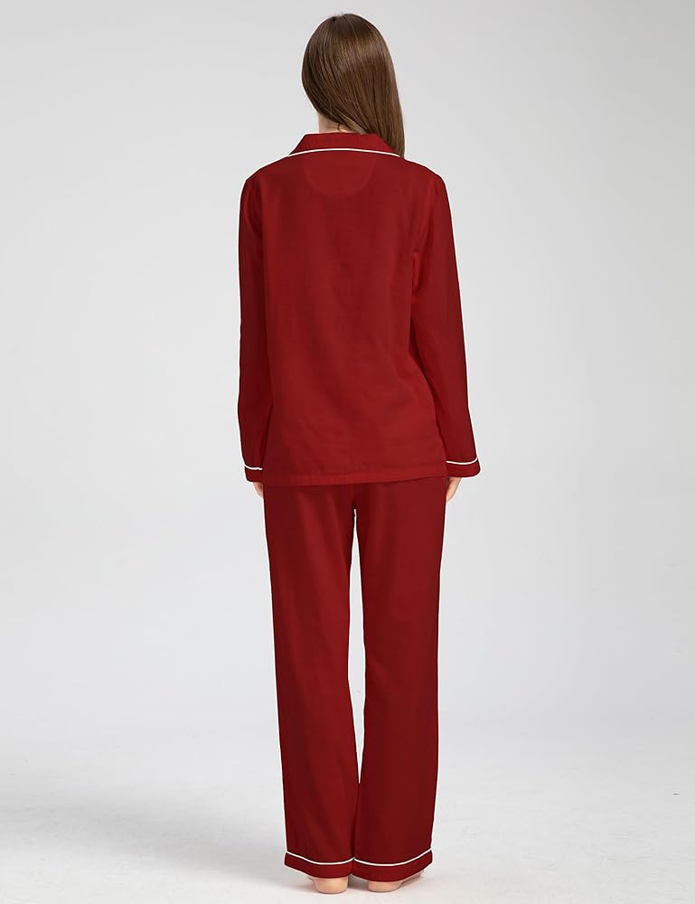 Elegant Cotton Pajama Set – Timeless Comfort