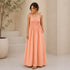 Premium Linen Maxi Dress (Stretch Fit + Pockets) – Summer Collection