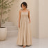 Premium Linen Maxi Dress (Stretch Fit + Pockets) – Summer Collection