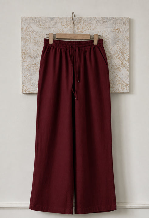 Linen Wide Leg Pants