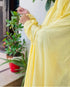 Custard yellow Namaz Chadar