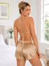 Champagne Back-Tie Camiset Nightwear For Women