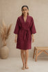 Veloura Soft Premium Linen Robe – Minimal Wrap Luxury Feel