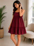 Luna Breeze Linen Babydoll Mini Dress