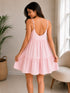 Luna Breeze Linen Babydoll Mini Dress