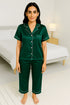 Silk Symphony Half-Sleeve Pajama Set 🎀