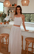 (30%) OFF - Cotton Co ord Set – Crop Top & Maxi Skirt