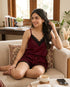 Lace Trim Cami & Shorts Lounge Set