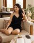 Lace Trim Cami & Shorts Lounge Set