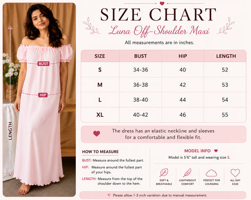 Luna Off-Shoulder Maxi