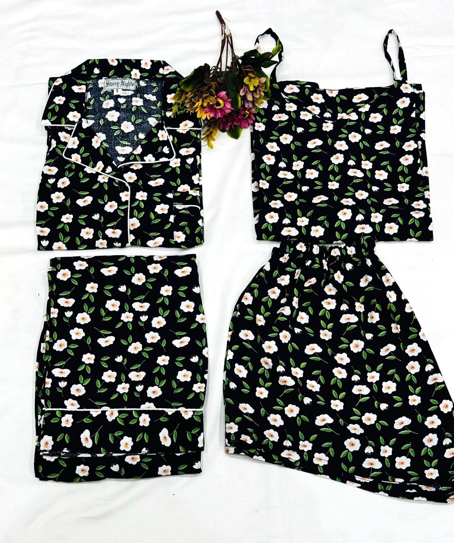 Linen Pj's 4pc