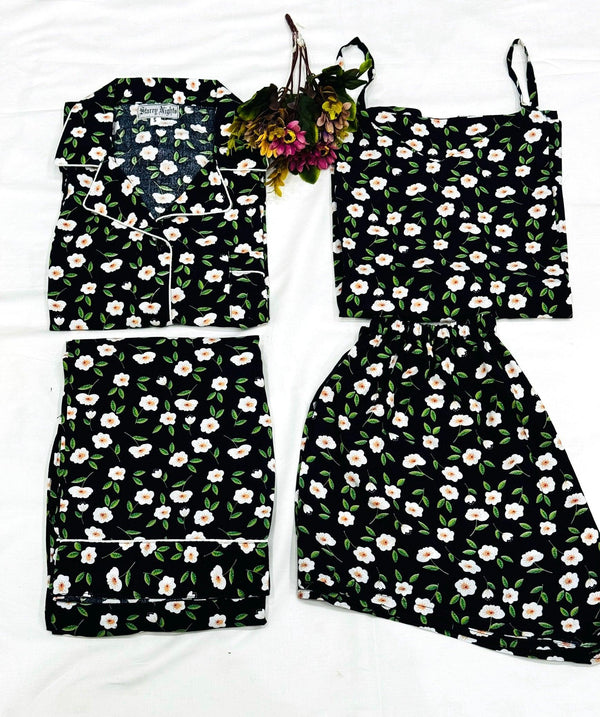 Linen Pj's 4pc