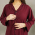 MAROON SOLID SUMMER LINEN PJS
