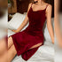 (30%) OFF - Velvet Maxi with Side Slit