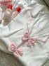 (30%) OFF - Candy Ribbon Pjs - Bow Cotton 2pc Set