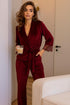 (30%) OFF - Velvet Luxe Wrap Nightwear 2pc Set