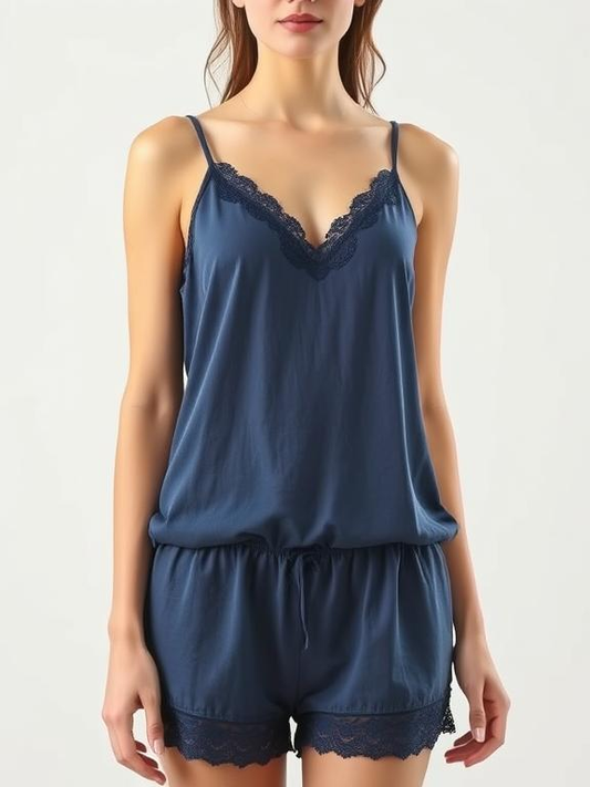 (30%) OFF - Cotton & Lace Nightwear Set – Soft, Stylish & Comfortable