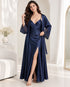 Noctelle Silk Maxi & Robe Set