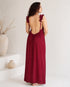 Elara Ruffle Backless Maxi