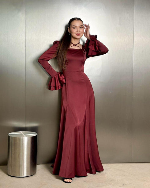 Bell Sleeve Maxi Dress