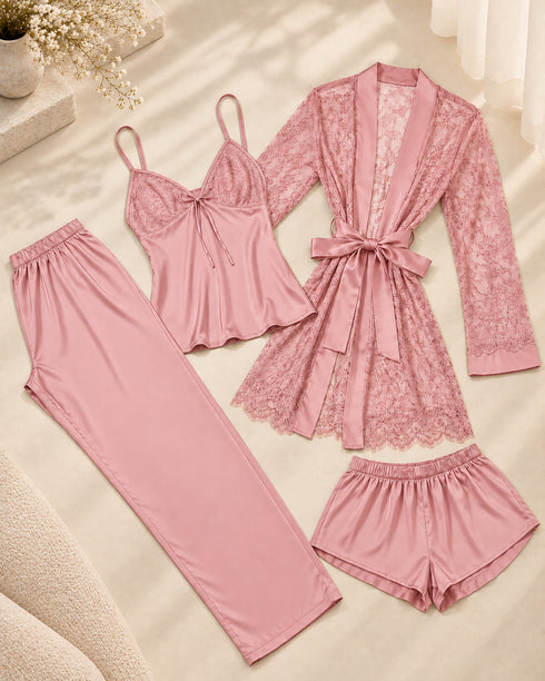Lovey 4pc Nightwear Set