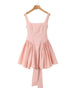(30%) OFF - Chic Bow-Back Mini Dress – A Perfect Blend of Elegance and Playfulness