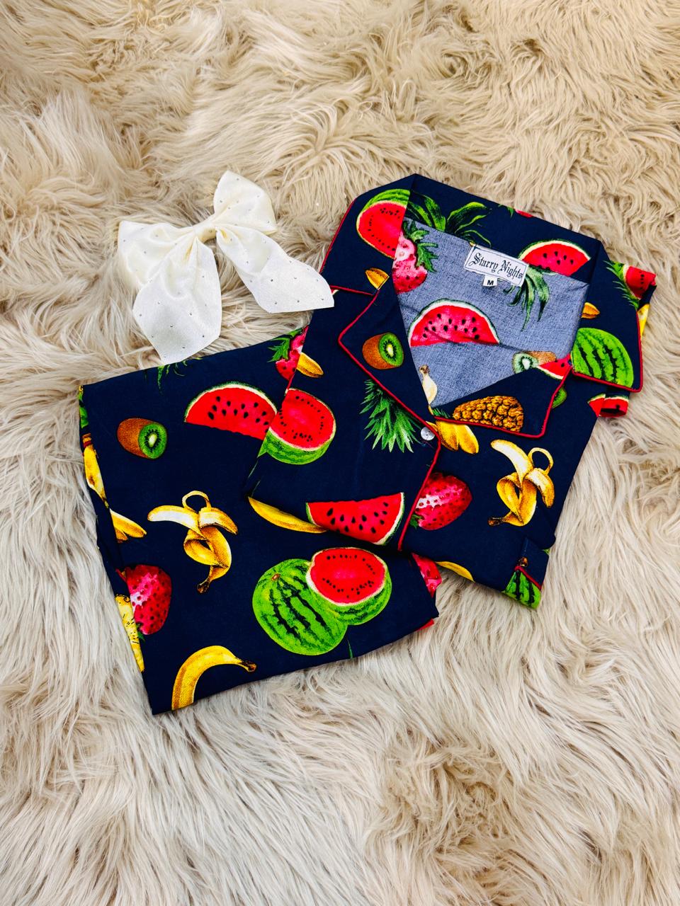 Watermelon Bliss Linen Pjs