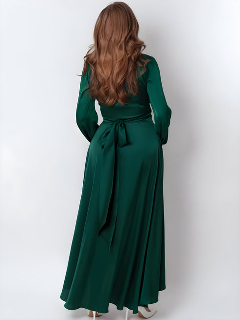 Elegance Satin Maxi Dress – Timeless Luxury for Every Occasion