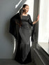 Gothic Flare Sleeve Maxi Dress
