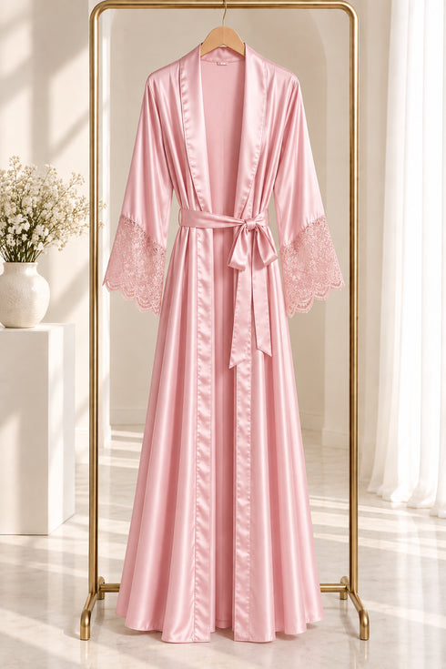 Noctelle Silk Maxi & Robe Set