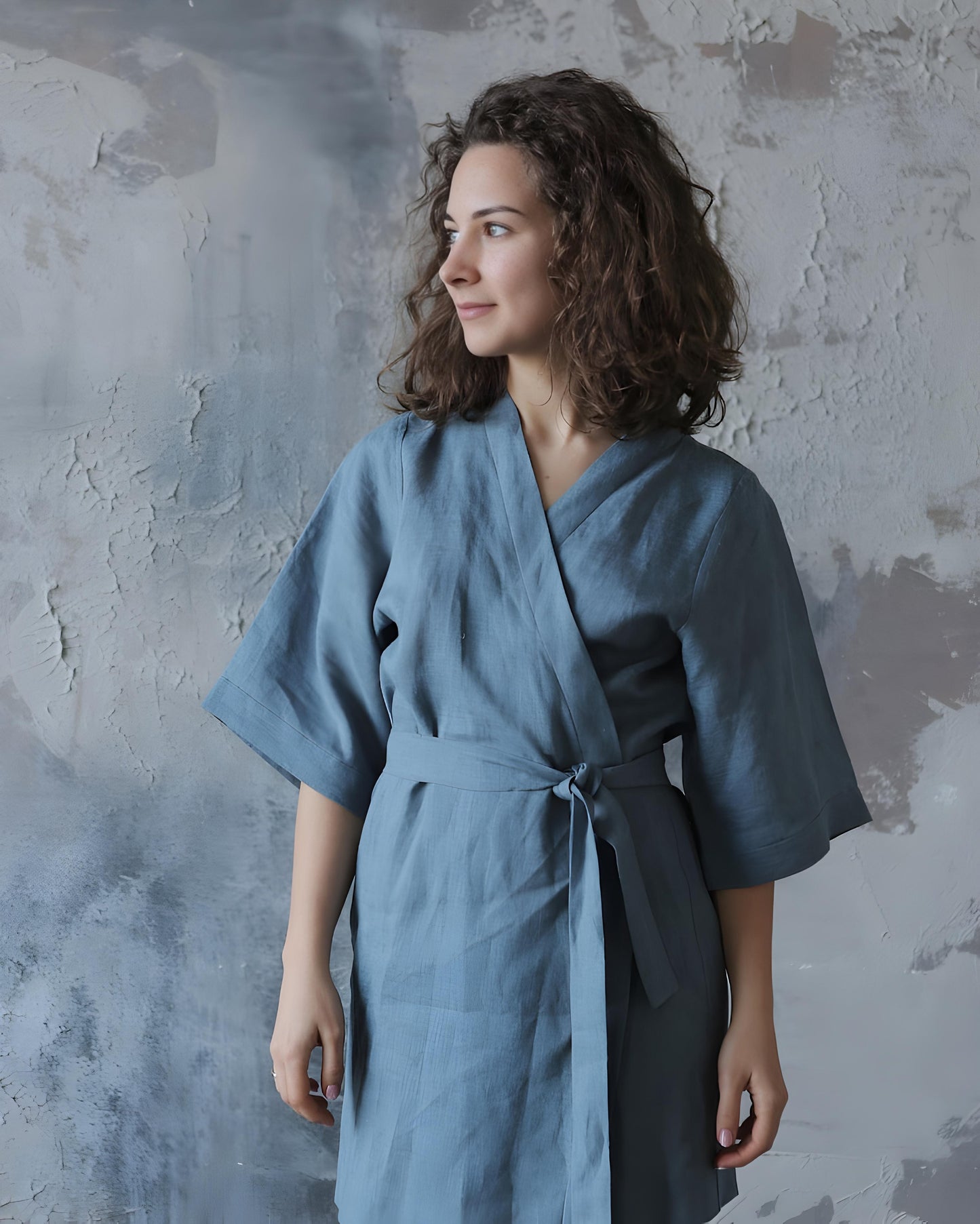 Cotton Kimono Robe