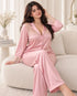 Noiré Lace Silk Pajama Set