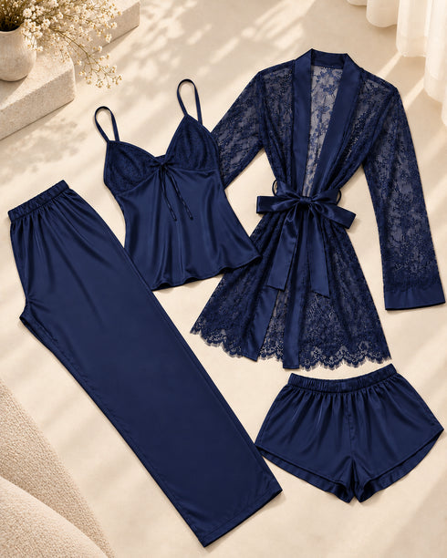Lovey 4pc Nightwear Set