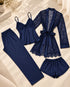 Lovey 4pc Nightwear Set