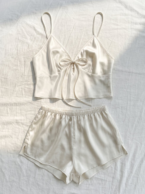 Silk Ivory Duo Set