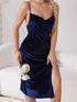 (30%) OFF - Midnight Reverie: Velvet Maxi & Luxe Robe - 2pc Set