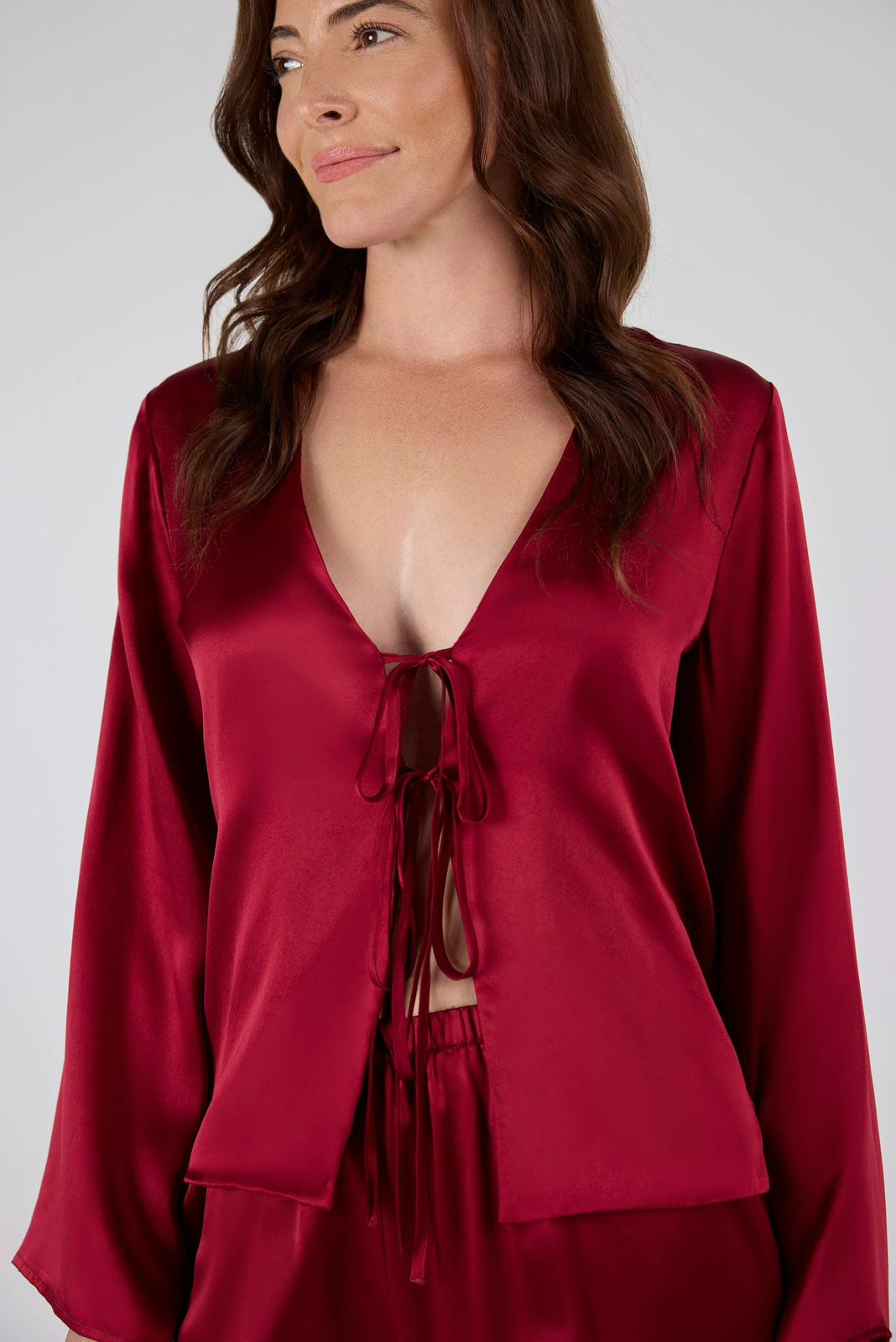 Velvéra – 2pc Silk Pajama Set