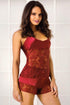 (30%) OFF - Celeste Lace-Panel Silk Lounge Set