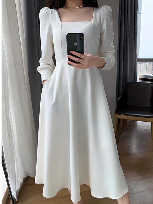 (30%) OFF - Georgette Midi Dress