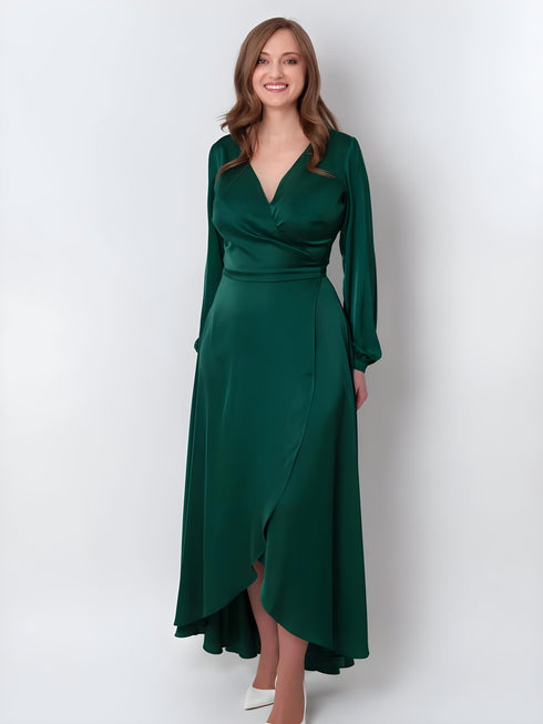 Elegance Satin Maxi Dress – Timeless Luxury for Every Occasion