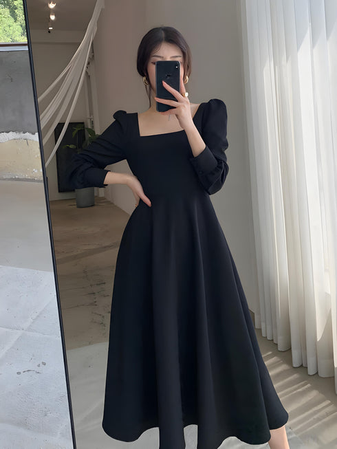 Elegant Georgette Midi Dress