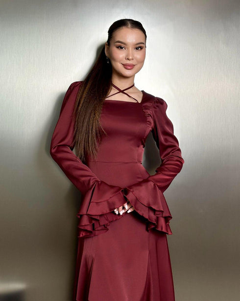 Bell Sleeve Maxi Dress