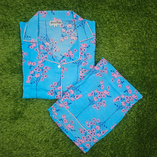 (30%) OFF - Blossom Breeze Linen Pjs